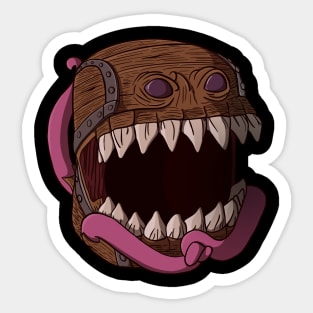 Mimic Treasure Chest Sticker